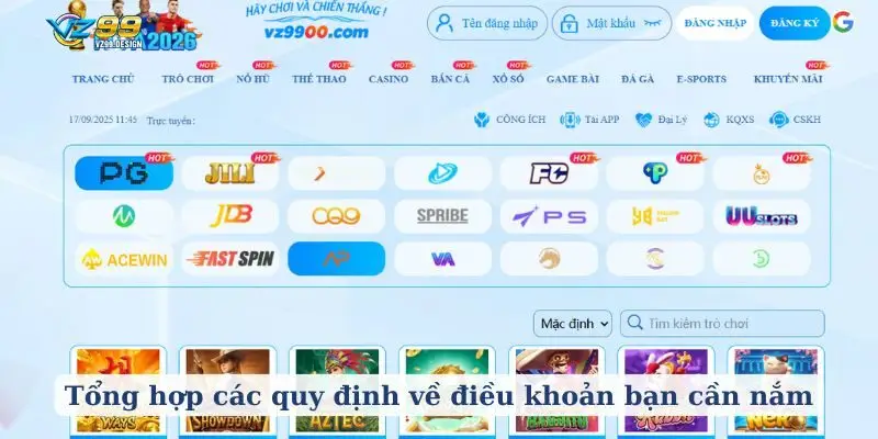 Tổng hợp các quy định về điều khoản bạn cần nắm