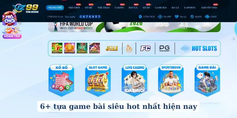 6+ tựa game bài siêu hot nhất hiện nay