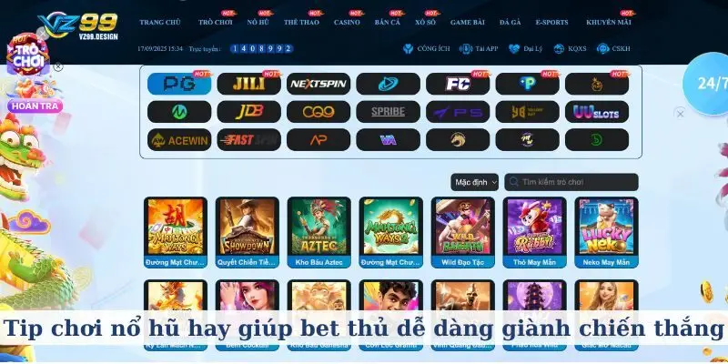 Tip chơi nổ hũ hay giúp bet thủ dễ dàng giành chiến thắng