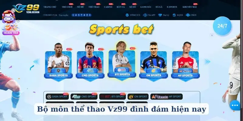 Bộ môn thể thao Vz99 đình đám hiện nay