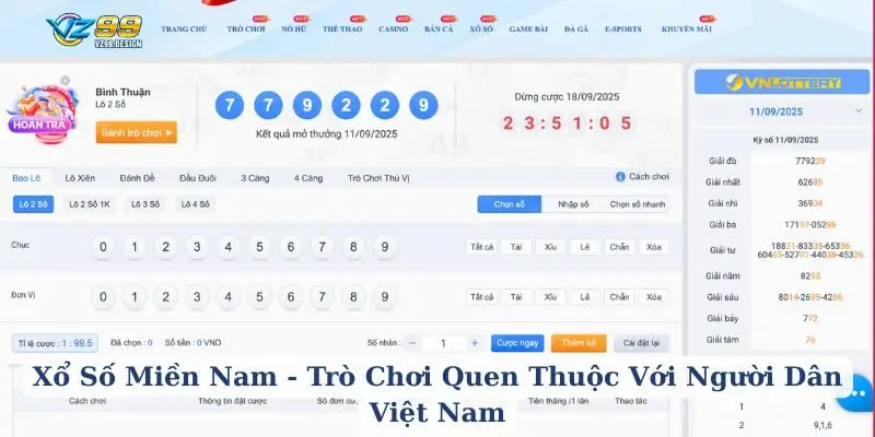 Xổ Số Miền Nam - Trò Chơi Quen Thuộc Với Người Dân Việt Nam